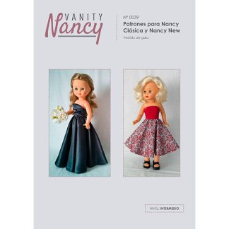 Larry Belmont Barriga marca ❤️ Patrones para imprimir de vestidos para la muñeca Nancy de Famosa